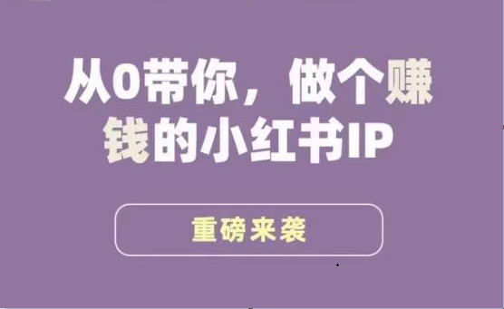 fy1571期-小红书运营大宝典，从0带你做个赚钱的小红书IP(“fy1571期-小红书运营大宝典从0到1，打造赚钱IP”)