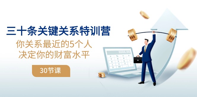 fy2075期-三十条关键关系特训营：你关系最近的5个人决定你的财富水平(“三十条关键关系特训营揭示人际关系对财富的影响及如何优化关键关系”)