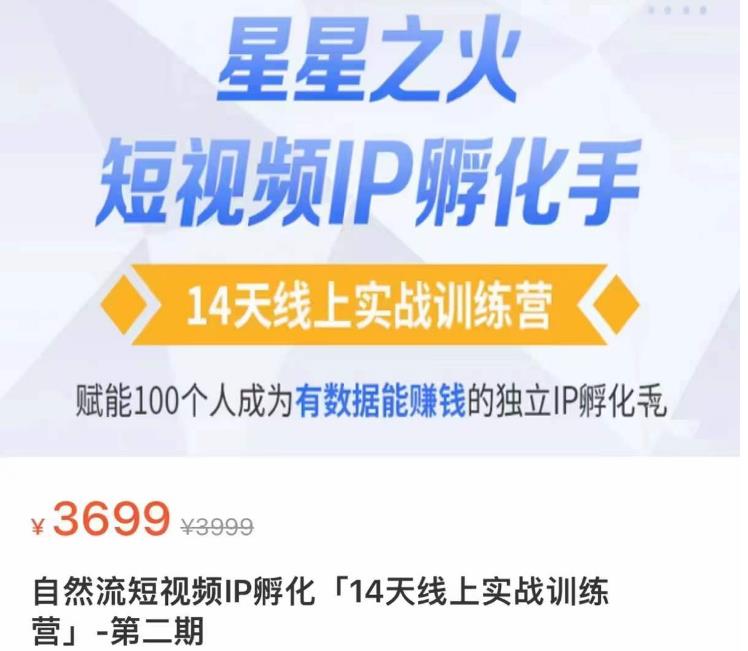 mp1200期-瑶瑶·自然流短视频IP孵化第二期，14天线上实战训练营，赋能100个人成为有数据能赚钱的独立IP孵化手(瑶瑶·自然流短视频IP孵化第二期14天实战训练，助你成为独立IP孵化高手)