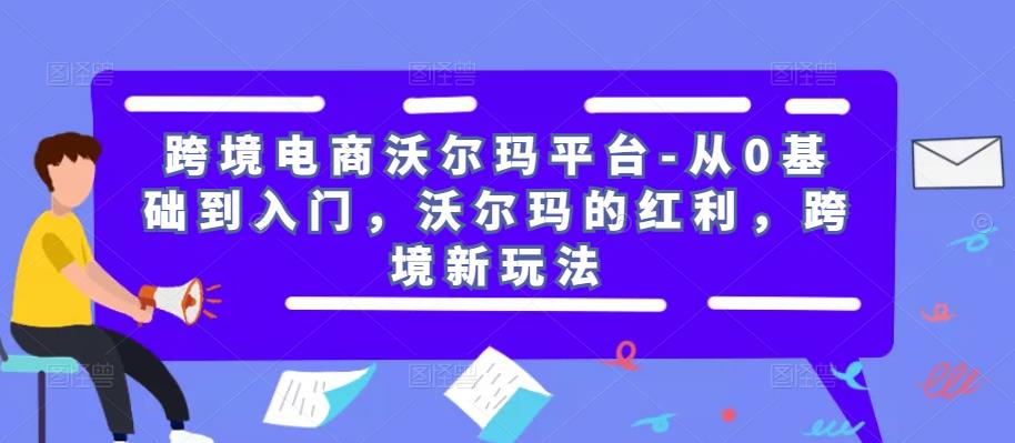 mp1306期-跨境电商沃尔玛平台-从0基础到入门，沃尔玛的红利，跨境新玩法(“沃尔玛跨境电商平台入门课程全面解析卖家成长之路”)