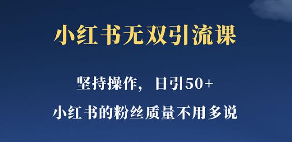 mp1979期-小红书无双课一天引50+女粉，不用做视频发视频，小白也很容易上手拿到结果【仅揭秘】(小红书无双课一天引50+女粉，无需制作视频，小白也能轻松上手)