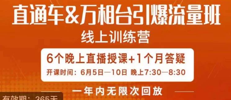 mp3125期-直通车&万相台引爆流量班，6天打通你开直通车·万相台的任督二脉(“6天直通车&万相台实战课程，助你轻松掌握电商推广秘诀”)