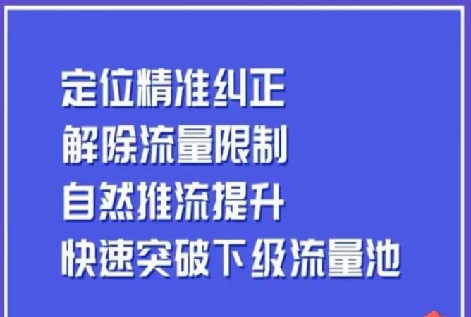 mp3171期-同城账号付费投放运营优化提升，​定位精准纠正，解除流量限制，自然推流提升，极速突破下级流量池(同城账号付费投放运营优化提升全攻略)