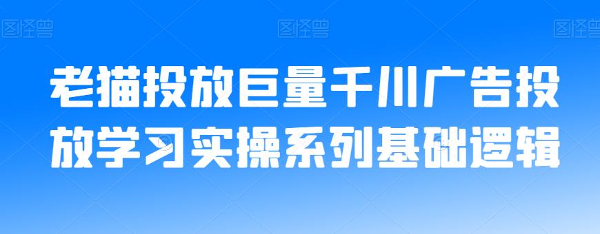 mp3770期-老猫投放巨量千川广告投放学习实操系列基础逻辑(老猫巨量千川广告投放实操指南从新手到专家的全方位教学)