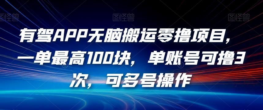 mp3877期-有驾APP无脑搬运零撸项目，一单最高100块，单账号可撸3次，可多号操作【揭秘】(轻松赚取额外收入有驾APP车评活动揭秘)