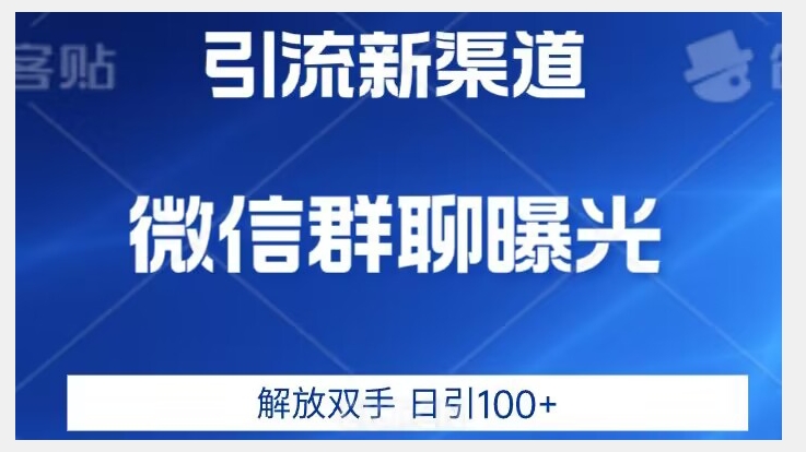 mp3947期-价值2980的全新微信引流技术，只有你想不到，没有做不到【揭秘】(揭秘全新微信引流技术巨大流量池中的蓝海市场)