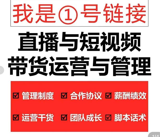 （4158期）2022年10月最新-直播带货运营与管理2.0，直播带货全方位立体培训（全资料）