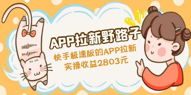 （4946期）APP拉新野路子：快手极速版的APP拉新赚，实操收益2803元(快手极速版APP拉新策略b站引流与qq群转化的实践效果)