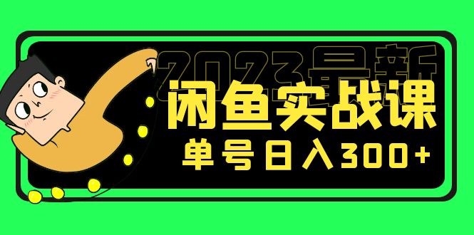 （5117期）花599买的闲鱼项目：2023最新闲鱼实战课，单号日入300+（7节课）(掌握闲鱼实战技巧，实现单号日入300+)