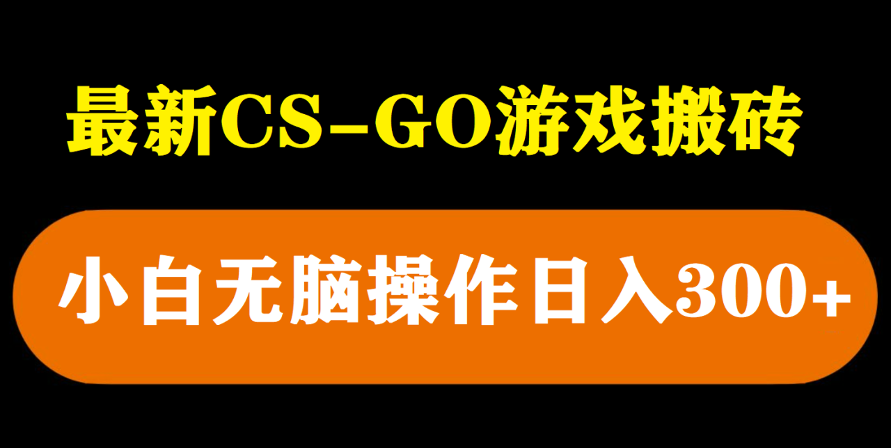 （5760期）最新csgo游戏搬砖游戏，无需挂机小白无脑也能日入300+(无需专业技能，小白也能日入300元的CSGO游戏搬砖项目)