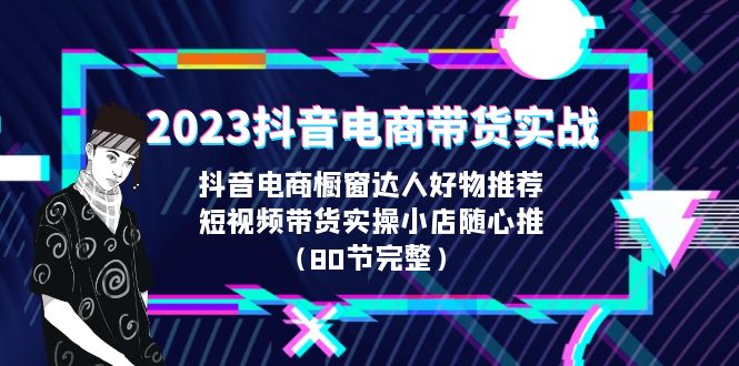 （6536期）2023抖音电商带货实战，橱窗达人好物推荐，实操小店随心推（80节完整）(全面掌握抖音电商带货秘诀从选品到投放，一站式解决所有问题)