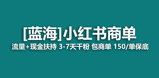 （7388期）2023蓝海项目【小红书商单】流量+现金扶持，快速千粉，长期稳定，最强蓝海(探索小红书商单项目快速涨粉，接商单的新途径)