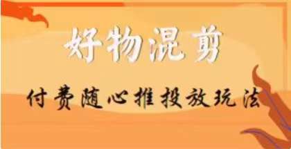 mp5206期-【万三】好物混剪付费随心推投放玩法，随心投放小课抖音教程(深入理解抖音“好物混剪付费随心推投放玩法”)