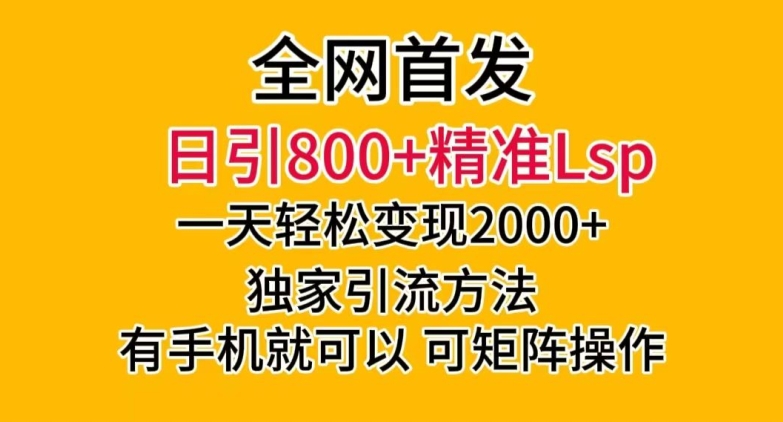 mp5412期-全网首发！日引800+精准老色批，一天变现2000+，独家引流方法，可矩阵操作【揭秘】