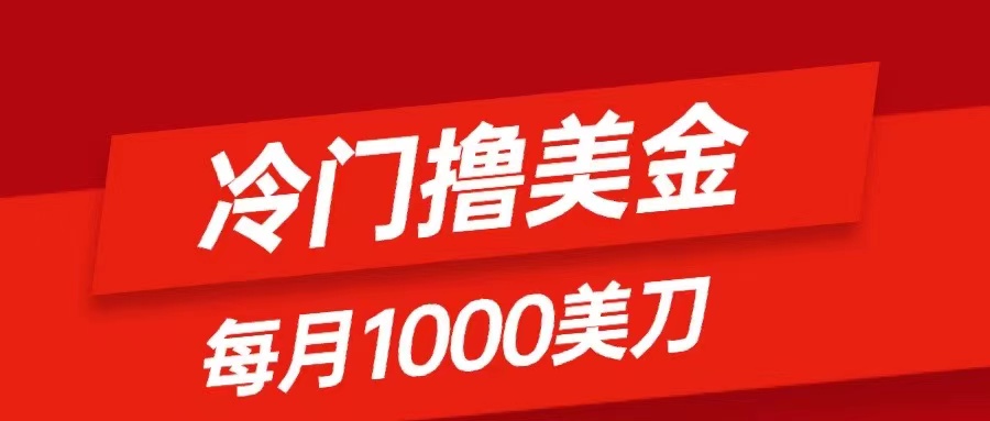 （8299期）冷门撸美金项目：只需无脑发帖子，每月1000刀，小白轻松掌握(无脑发帖子，每月轻松赚取1000美元！)