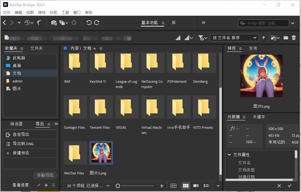 Adobe Bridge BR v14.0.0 解锁版 (多媒体文件组织管理工具)