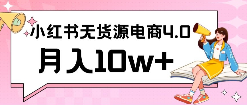 mp6727期-小红书新电商实战，无货源实操从0到1月入10w+联合抖音放大收益