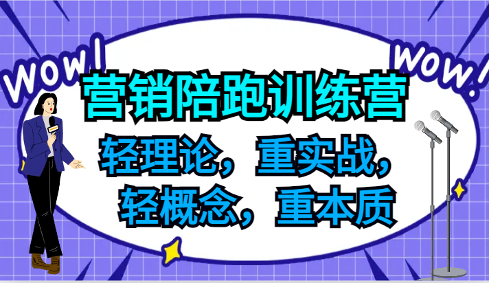 fy5152期-营销陪跑训练营，轻理论，重实战，轻概念，重本质，适合中小企业和初创企业的老板