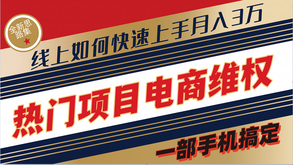 fy5629期-普通消费者如何通过维权保护自己的合法权益线上快速出单实测轻松月入3w+