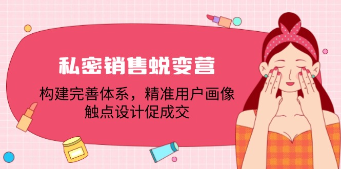 （12436期）私密销售蜕变营：构建完善体系，精准用户画像，触点设计促成交