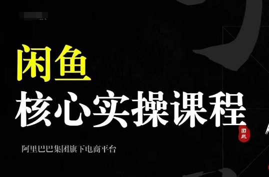 mp12603期-2024闲鱼核心实操课程，从养号、选品、发布、销售，教你做一个出单的闲鱼号