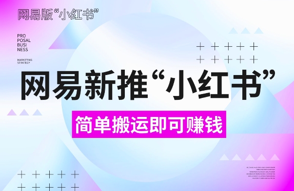 mp13486期-网易官方新推“小红书”，搬运即有收益，新手小白千万别错过(附详细教程)